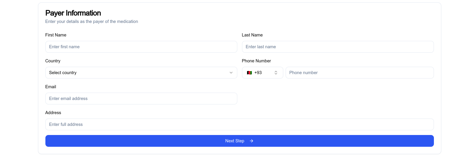 Enter Payer Details